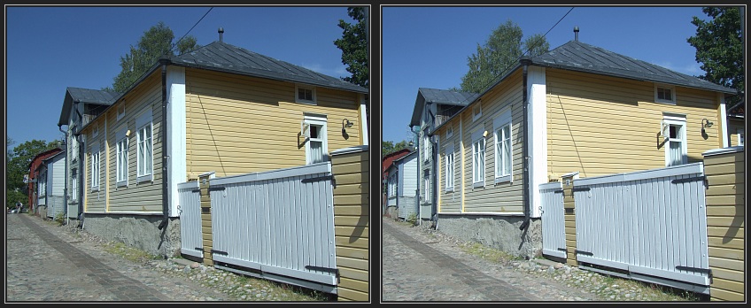 gelbes Haus in Porvoo